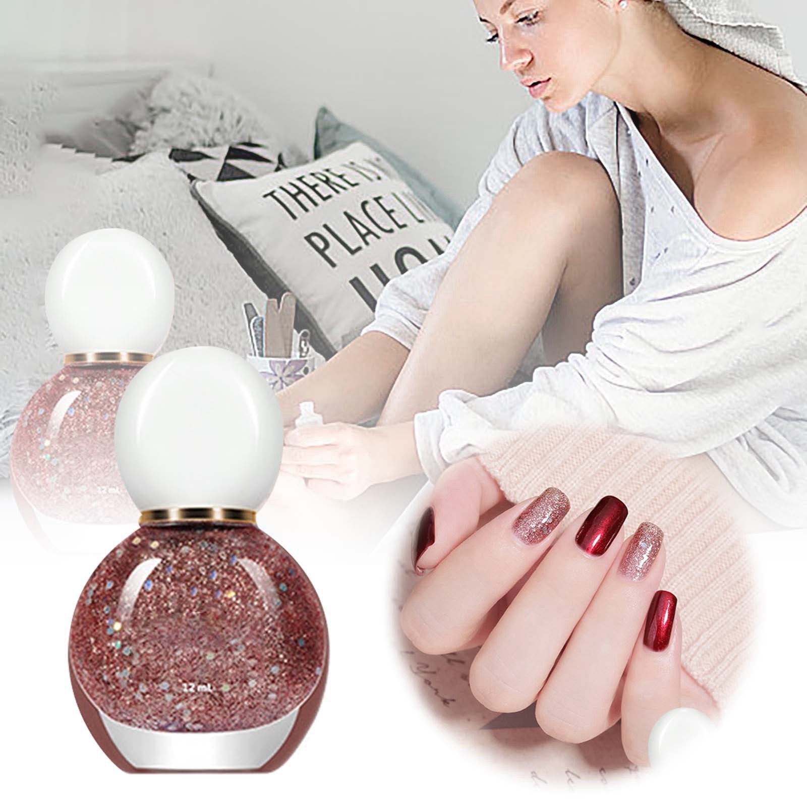 WIFKLSIIPG Long Lasting Nail Polish Quick Drying and 12ML