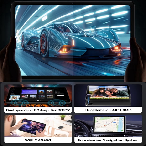 Android 16 Tablet with Keyboard, Tablet 10 inch Wi-Fi Model
