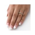 thumbnail image 4 of 1cttw Diamond Eternity Wedding Ring 14k White Gold, 4 of 4
