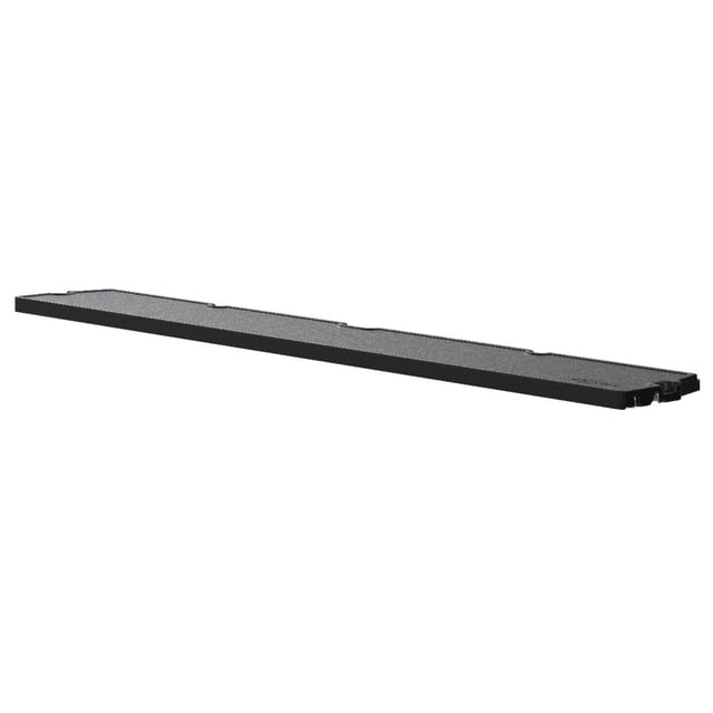 Suncast Ensemble d'Étagères Horizontales/TG Verticales Shed en Résine Noire, solution de Rangement durable Shed Conçue pour les Abris Horizontaux et TG Verticaux Suncast. Supporte jusqu'à 50 Livres et Se Fixe Solidement aux Murs Shed. Tablette Compacte en Résine Mesure 10,25 x 67 x 1,25 Pouces, Idéale pour Organiser des Outils, l'Équipement de Jardin et l'Équipement Extérieur.