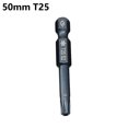 thumbnail image 1 of 1 Pcs 50mm Blue Magnetic Torx Screwdriver Bits Set Electric Screwdriver T5-T40, 1 of 9