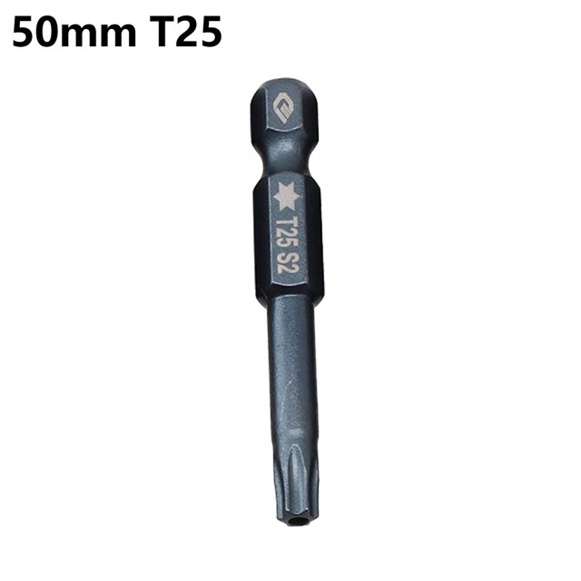 1 Pcs 50mm Blue Magnetic Torx Screwdriver Bits Set Electric Screwdriver T5-T40