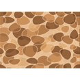thumbnail image 1 of Ahgly Company Tapis Rectangulaire Orange Lavable en Machine, 2 Pieds x 4 Pieds, 1 of 7