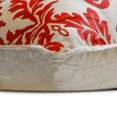 thumbnail image 2 of The HomeCentric Housse de Coussin Décorative, Housses de Coussin Rouge Cayenne, Housse de Coussins Damassé Rouge, Lot de 2 Housses de Coussin, 18x18 Pouces (45x45 cm), Taie d'Oreiller Carrée en Velours Burnout, Floral - Damassé Rouge Cayenne, 2 of 4