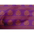 thumbnail image 4 of oneOone Cotton Poplin Fabric Leaves & Lotus Block Print Sewing Fabric BTY 56 Inch Wide, 4 of 4
