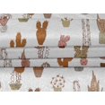 thumbnail image 5 of oneOone Silk Tabby Fabric Leaves & Floral Block Print Sewing Fabric BTY 42 Inch Wide, 5 of 5