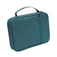 thumbnail image 3 of Tachiuwa Housse de Bible Étui Porte-Bible Sac à Main Sac de Jour Décontracté avec Poche Zippée Housse de Transport Multifonction Imperméable Vert, 3 of 9