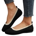 thumbnail image 3 of Kcodviy Spring and Summer Women's Womens Casual Slip on Shoes To Wear with Casual Dresses Casual Shoes Flat Lightweight Mesh Breathable Comfortable Color Contrast Simple Style, 3 of 8