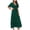 Green, variant on TopLLC Womens Summer Dresses 2023 Boho Dress Short Sleeve V Neck Swiss Dot Ruffle Tiered Maxi Dress Smocked Cocktail Dresses