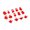 Red, variant on 14pcs/Set Creative Silicone Numbers Wine Glass Marker Suction Cup Wine Identifier Drinking Cup Sign for Cocktails Martini Champagne (Orange)
