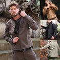 thumbnail image 4 of LSLJS Men's Warm Fleece Skin Soft Outdoor Jacket Camouflage( Black, XL), 4 of 9