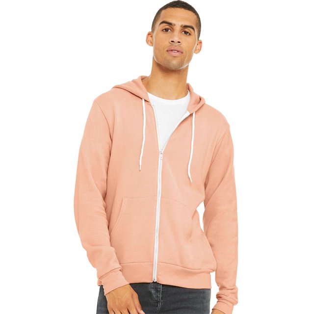 Bella + Canvas Unisex Sponge Fleece Full-Zip Hooded Sweatshirt