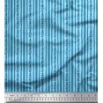 thumbnail image 1 of Soimoi Rayon Fabric Dot & Stripe Block Print Fabric by Yard 56 Inch Wide, 1 of 1
