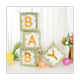 thumbnail image 4 of Here Comes the Son Shower Boxes Decorations, 4Pcs Sun Stereoscopic Blocks for Shower Party Decor, 4 of 5