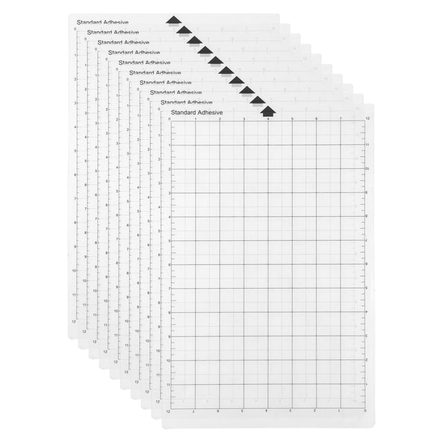Amdohai Replacement Cutting Mat Transparent Adhesive Cricut Mat Mat with Measuring Grid 8 by 12-Inch