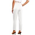 thumbnail image 4 of Timegard Pantalon Habillé pour Femmes Jambe Fuselée Taille Haute Froncé Affaires Travail Décontracté Pantalon Ample Automne, 4 of 5