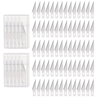 Unique Bargains Exacto Knife Blades #11 Hobby Knife Blades Precision Exacto Blades Hobby Knife Blade Refills 100 Pack