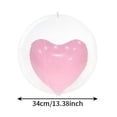 thumbnail image 3 of Inflatable Heart Balloon with Inner Mini Balloon, PVC Valentine’s Day Decoration – Reusable Garden Indoor Party Prop for Proposal Wedding Photo Backdrop Fun, 3 of 6