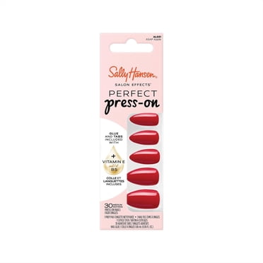 Sally Hansen Faux ongles à coller Salon Effects Perfect Press Ons, Manucure sans danger, Faciles à appliquer