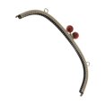 thumbnail image 2 of Maytalsory Metal Arch Frame Kiss Clasp Purse Bag DIY Bead Head Lock Red 24.5cm 1Set, 2 of 6