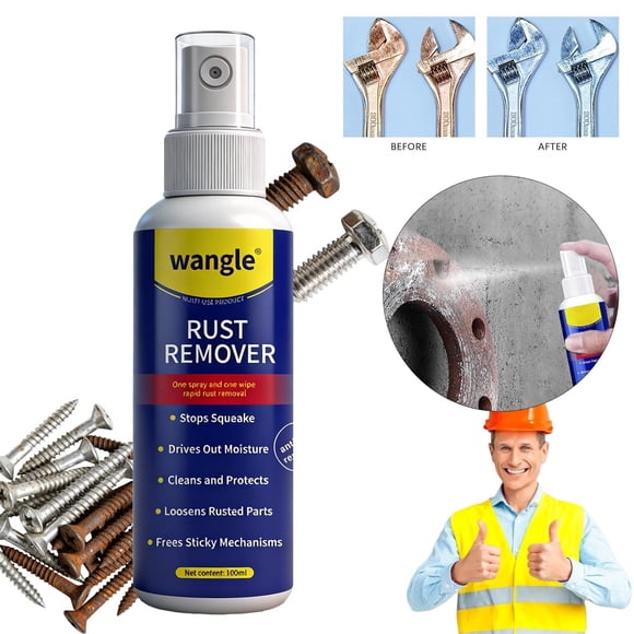 Remover 2026 Upgrade Anti Spray Multi Functional Quick Acting Removal Spray Fast Acting Formula & Easy Application For Metal Vehicles Tools Chains（100ml）