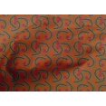 thumbnail image 4 of oneOone Cotton Cambric Fabric Leaves & Swirl Block Decor Fabric Printed BTY 56 Inch Wide, 4 of 4