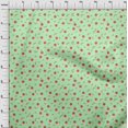thumbnail image 2 of oneOone Cotton Cambric Fabric Leaves & Apple Fruited Craft Fabric BTY 56 Inch Wide, 2 of 4