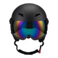 thumbnail image 1 of Almencla Lunettes de Protection pour Casque de Ski pour Adultes Casque de Planche à Roulettes pour Planche à Roulettes Noir P, 1 of 8