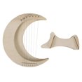 thumbnail image 1 of LOVEVER 1 Ensemble d'Instruments de Musique Harpe de Lyre Portable pour Débutants et Enfants en Couleur Beige, 1 of 8