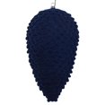 thumbnail image 1 of Vickerman MT195831D 10 Po. Ornement Pomme de Pin Floqué Bleu Minuit, 1 of 2