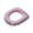 Pink, variant on Feltree Universal Thickened Toilet Seat Cover with Handle, Winter Warm Knitted Washable Toilet Pad for Easy Home Installation