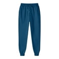 thumbnail image 1 of Timegard Womens Sweatpants Elastic High Waist Cinch Bottom Pants Drawstring Sports Athletic Solid Color Trousers, 1 of 2