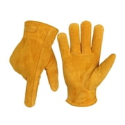 Work Gloves Leather Men Working Welding Safety Protective Gloves Working Welding Working Gloves ,Easy to Wear