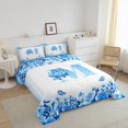thumbnail image 3 of Erosebridal Monogrammed Bedding Twin Comforter Set,Personalized Initial Down Comforter,Letter Decoration,Reversible,Lightweight,2-Piece, 3 of 8