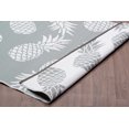 thumbnail image 3 of Erbanica Fiesta Tapis Réversible Intérieur Extérieur Gris Pineapple, 6 Pieds x 9 Pieds, Léger, Protection UV, 3 of 3