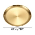 thumbnail image 1 of Assiette en Acier Inoxydable 10 Po Ronde Épaissie Disque de Barbecue Gâteau Dessert Occidental Assiette de Service, 1 of 2