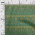 thumbnail image 1 of oneOone Georgette Viscose Fabric Leaves & Floral Block Printed Fabric 1 Yard 42 Inch Wide, 1 of 4