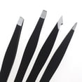 thumbnail image 3 of FESTFENDS 4Pcs High Precision Tweezers With Seamless Closure For Hair Removal And Daily Use Black, 3 of 5