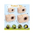 thumbnail image 3 of New Bird Nesting Box, Transparent Design, Bird Nest Breeding Box With Perch Wood Bird Cage House For Cockatiel Lovebirds Budgie Finch Parrotlets Canar, 3 of 4