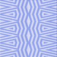 thumbnail image 1 of Ahgly Company Machine Washable Indoor Square Transitional Sky Blue Area Rugs, 6' Square, 1 of 7