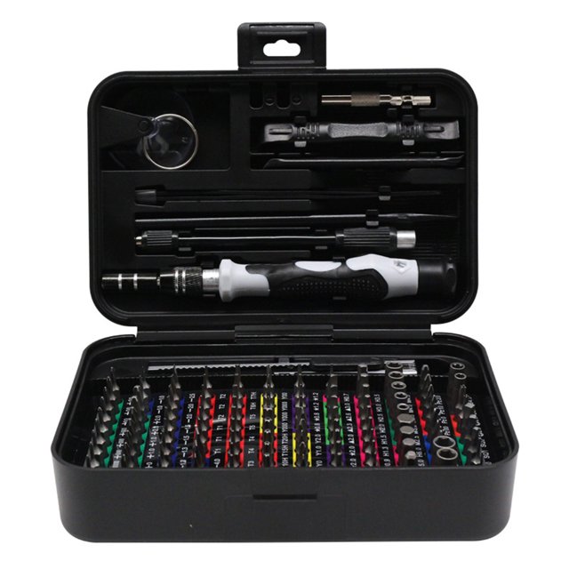 Screwdriver suits,132-in-1 Set Driver Set Driver Watch Manual Watch Color-coded Precision Driver Set With Screw Driver Watch Screw 108 Identification Tool Computer Tablet Kit Set 108 Manual