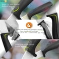 thumbnail image 2 of Myvit Ceramic Knives Set for Kitchen,5Pcs Paring Knifes with Cover, 6" Serrated,6",5",4",3" in Black,a Peeler, 2 of 8