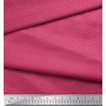 thumbnail image 3 of Soimoi Green Rayon Crepe Fabric Alphabet V Text Printed Fabric 1 Yard 46 Inch Wide, 3 of 3