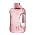 thumbnail image 3 of jinwen Drinking Cup Water Bottle with straws Large Capacity Lockable Lid Reusable Water pink 2500ml, 3 of 9