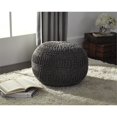 thumbnail image 2 of Ashley Furniture Benedict Sphere Pouf in Charcoal, 2 of 2