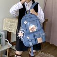 thumbnail image 3 of MesaSe  Teen Girls Backpack Adjustable Shoulder Straps Large Capacity Smooth Zipper Backpack School Bag for High School Students, 3 of 10