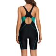thumbnail image 4 of Beautyin Athletic One Piece Swimsuits for Women Boyleg Swimwear Racerback Bathing Suits, 4 of 5