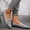 Grey, variant on Gspmoly Wide Flats for Women, Women's Fashion Casual Spring And Summer New Suede Slip With Shallow Mouth For Outdoor Wear Flats Shoes Flat Shoes for Women Dressy Work Gray 38