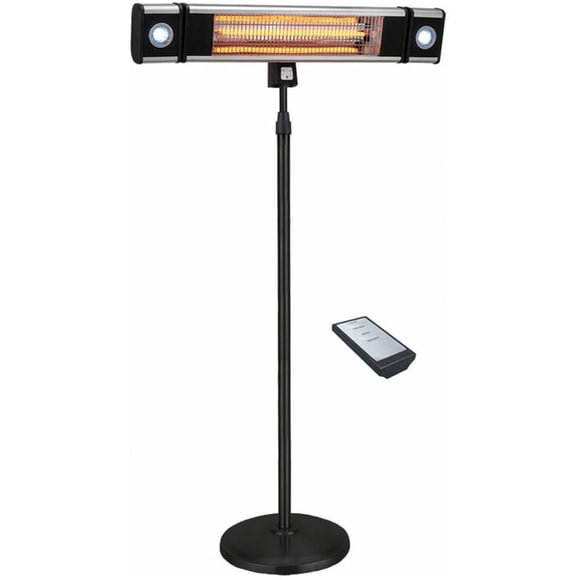 Chauffage électrique extérieur infra-rouge Energ+ HEA-218CSLR de 1 500 W