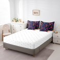 thumbnail image 4 of YST Memphis Comforter Set With Sheets 7 Piece King Retro 80S 90S Bedding Set Abstract Geometric Triangle Circle Bed In A Bag For Kids Boys Adults,Hip-Hop Hippie Geometry Bed Set, 4 of 5